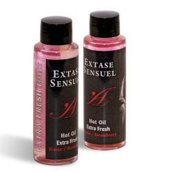 EXTASE SENSUAL ACEITE MASAJE EFECTO EXTRA FRESH FRESA 100 ML 2