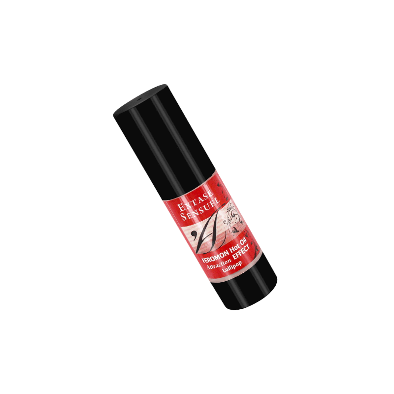 EXTASE SENSUAL ACEITE MASAJE EFECTO CALOR CON FEROMONAS PIRULETA 30 ML