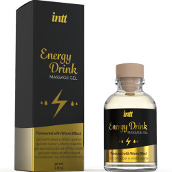 INTT MASSAGE ORAL SEX GEL DE MASAJE CON SABOR A BEBIDA ENERGETICA Y EFECTO CALOR 2