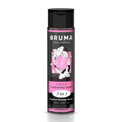BRUMA ACEITE DE MASAJE PREMIUM EFECTO CALOR SABOR CHICLE 3 EN 1 100 ML 2