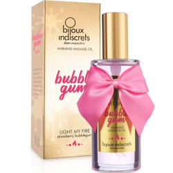 BIJOUX INDISCRETS LIGHT MY FIRE ACEITE MASAJE EFECTO CALOR SABOR CHICLE 2