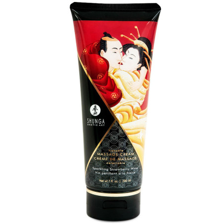 SHUNGA CREMA MASAJE FRESAS Y CAVA 200 ML