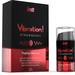 INTT POTENTE ESTIMULANTE INTIMO GEL VIBRADOR LIQUIDO FRESA 15 ML 2