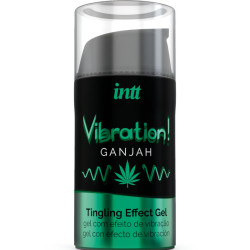 INTT POTENTE ESTIMULANTE INTIMO GEL VIBRADOR LIQUIDO CANNABIS 15ML
