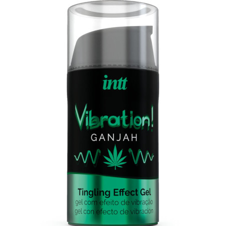 INTT POTENTE ESTIMULANTE INTIMO GEL VIBRADOR LIQUIDO CANNABIS 15ML
