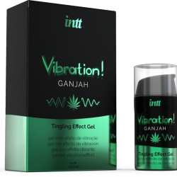 INTT POTENTE ESTIMULANTE INTIMO GEL VIBRADOR LIQUIDO CANNABIS 15ML 2