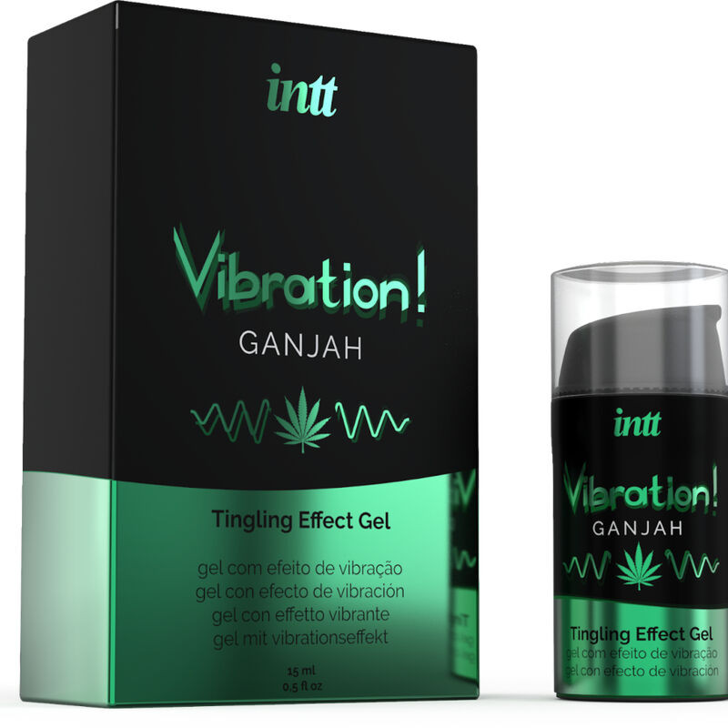 INTT POTENTE ESTIMULANTE INTIMO GEL VIBRADOR LIQUIDO CANNABIS 15ML
