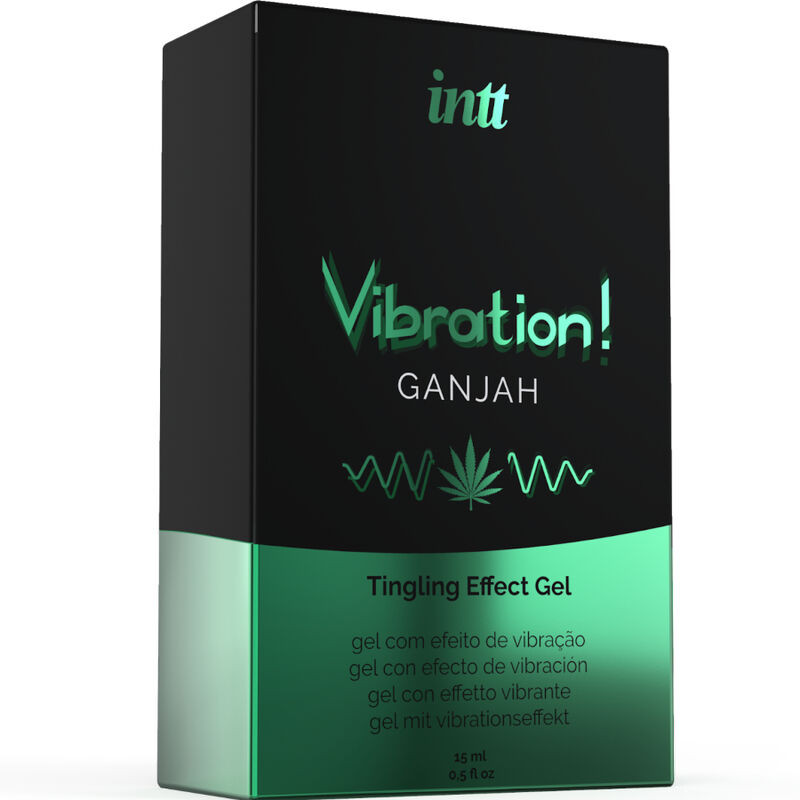 INTT POTENTE ESTIMULANTE INTIMO GEL VIBRADOR LIQUIDO CANNABIS 15ML