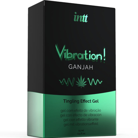 INTT POTENTE ESTIMULANTE INTIMO GEL VIBRADOR LIQUIDO CANNABIS 15ML