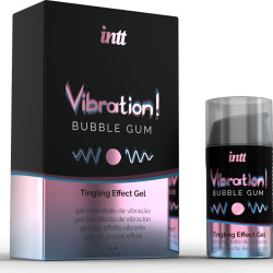 INTT POTENTE ESTIMULANTE INTIMO GEL VIBRADOR LIQUIDO CHICLE 15ML 2