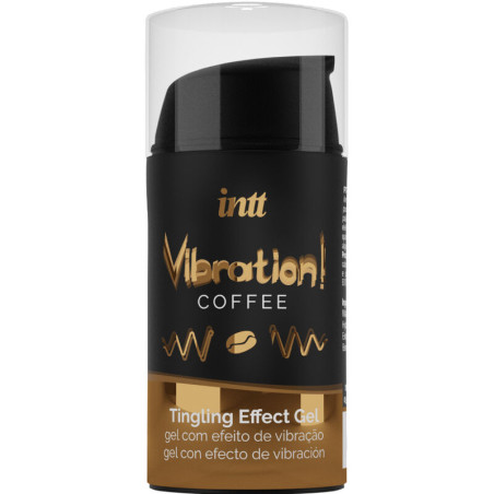 INTT POTENTE ESTIMULANTE INTIMO GEL VIBRADOR LIQUIDO CAFE 15ML
