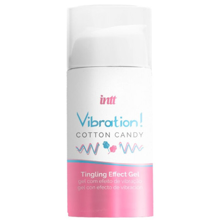 INTT POTENTE ESTIMULANTE INTIMO GEL VIBRADOR LIQUIDO ALGODON DE AZUCAR 15 ML
