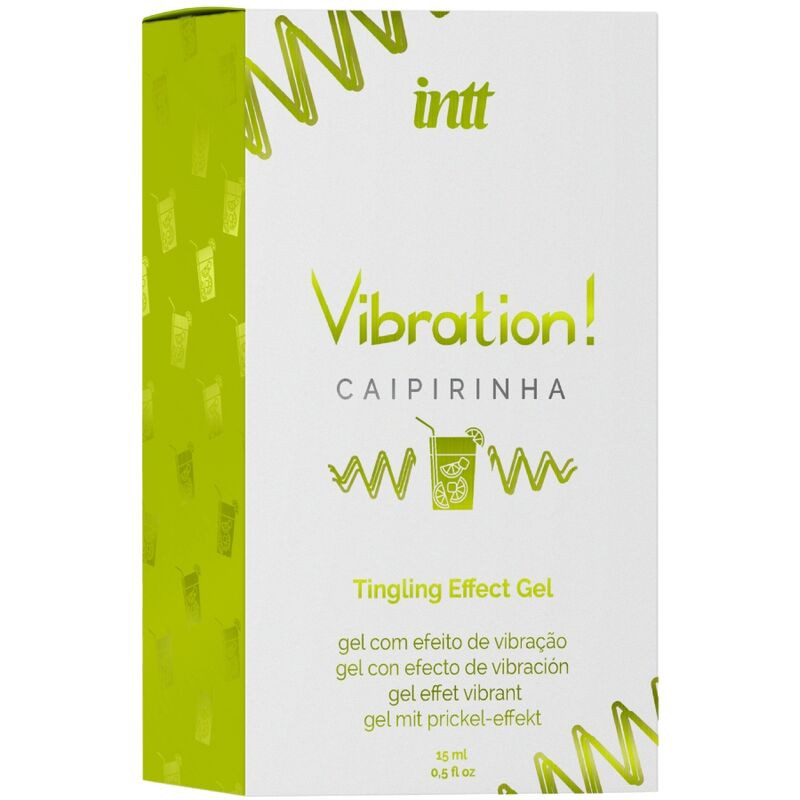 INTT POTENTE ESTIMULANTE INTIMO GEL VIBRADOR LIQUIDO CAIPIRINHA 15 ML