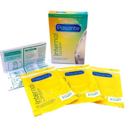 PASANTE INTERNAL PRESERVATIVO SIN LATEX 3 UNIDADES 2