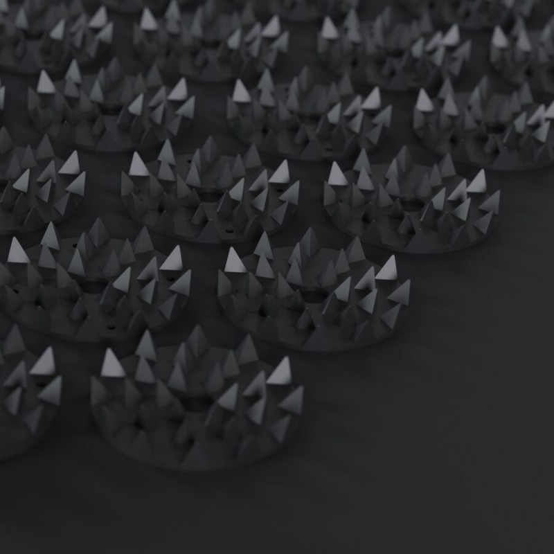 LELO ESTERILLA DE ACUPRESION DE MASAJE CORPORAL NEGRA