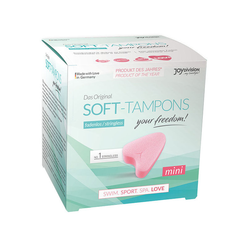 JOYDIVISION SOFT TAMPONS TAMPONES ORIGINALES MINI LOVE 3UDS