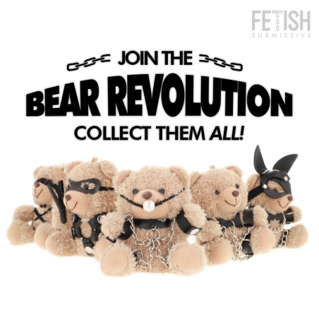 FETISH SUBMISSIVE FOZZIE OSITO PELUCHE BDSM MODELO 3