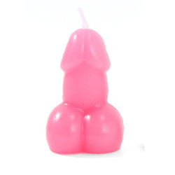DIABLO PICANTE VELA CON FORMA DE PENE COLOR FUCSIA