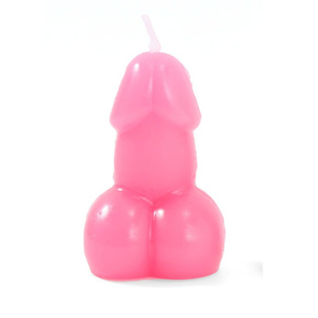DIABLO PICANTE VELA CON FORMA DE PENE COLOR FUCSIA