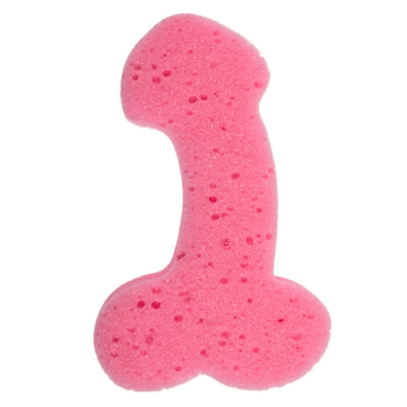 DIABLO PICANTE ESPONJA CON FORMA DE PENE ROSA