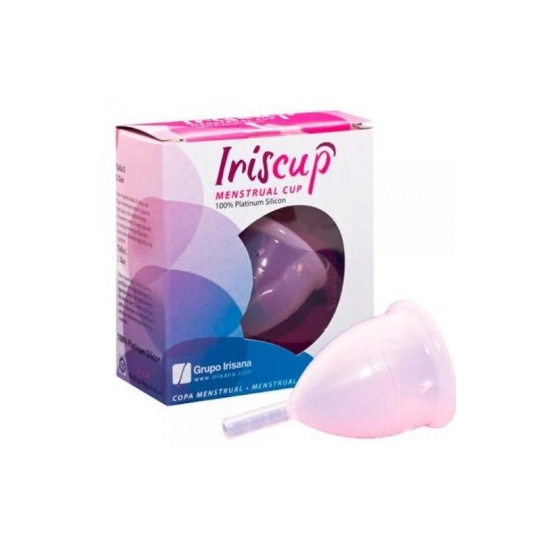 IRISCUP COPA MESTRUAL ROSA PEQUENA BOLSA ESTERILIZADORA GRATIS