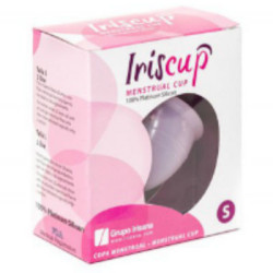 IRISCUP COPA MESTRUAL ROSA PEQUENA BOLSA ESTERILIZADORA GRATIS 2