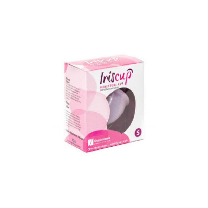 IRISCUP COPA MESTRUAL ROSA PEQUENA BOLSA ESTERILIZADORA GRATIS