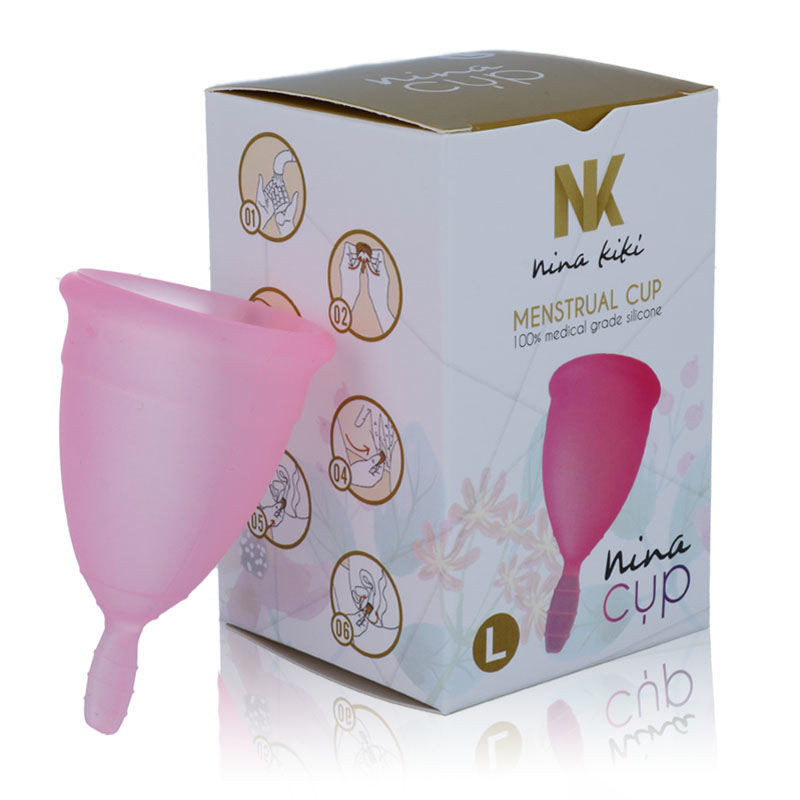 NINA KIKI COPA MENSTRUAL ROSA TALLA L