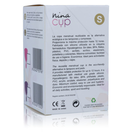 NINA KIKI COPA MENSTRUAL ROSA TALLA S