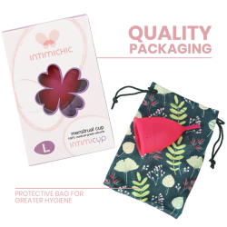 INTIMICHIC COPA MENSTRUAL SILICONA MEDICA TALLA L 2