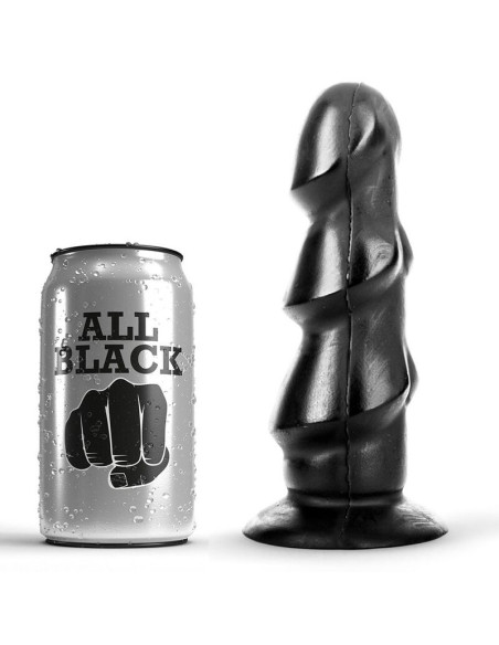 ALL BLACK DILDO 17 CM