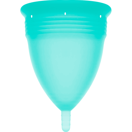 STERCUP COPA MENSTRUAL FDA SILICONA AQUAMARINA TALLA L