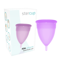 STERCUP COPA MENSTRUAL FDA SILICONA LILA TALLA L 2