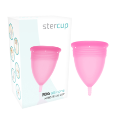STERCUP COPA MENSTRUAL FDA SILICONA ROSA TALLA S 2