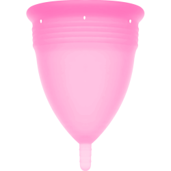 STERCUP COPA MENSTRUAL FDA SILICONA ROSA TALLA S