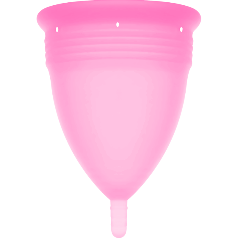 STERCUP COPA MENSTRUAL FDA SILICONA ROSA TALLA S