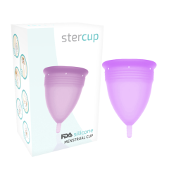 STERCUP COPA MENSTRUAL FDA SILICONA LILA TALLA S 2