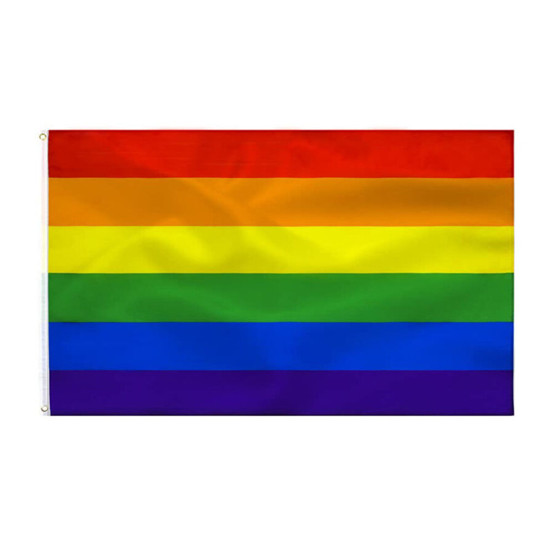 PRIDE BANDERA ARCOIRIS 90 X 150 CM