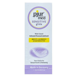 PJUR MED SENSITIVE GLIDE WATER BASED LUBRICANT 2 ML 2