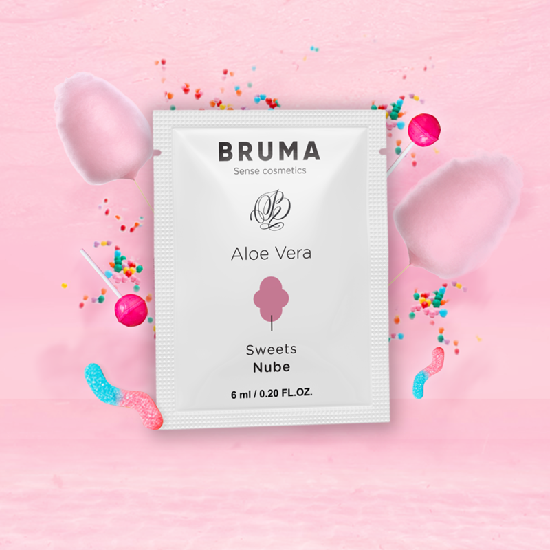 BRUMA 6 ML GEL DESLIZANTE CON ALOE VERA SABOR A NUBE