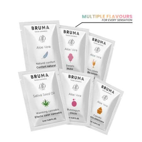 BRUMA 6 ML GEL DESLIZANTE CON ALOE VERA SABOR A PINA COLADA