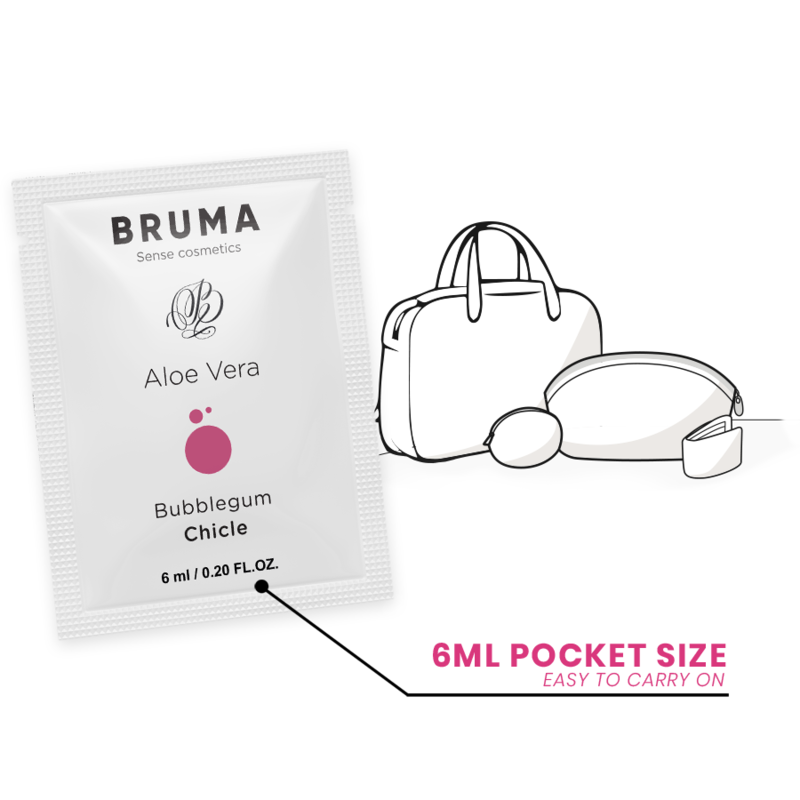 BRUMA 6 ML GEL DESLIZANTE CON ALOE VERA SABOR A CHICLE
