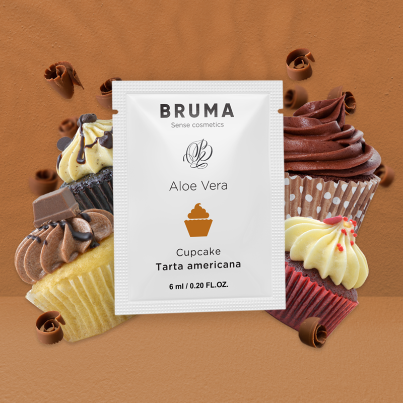 BRUMA 6 ML GEL DESLIZANTE CON ALOE VERA SABOR A TARTA AMERICANA