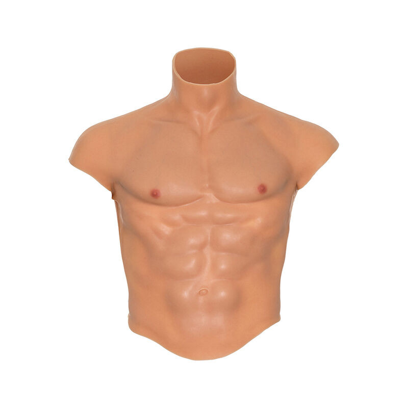 HIDDEN DESIRE ALTER EGO CAMISETA SILICONA TORSO MASCULINO CON ABDOMINALES NATURAL