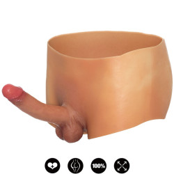 HIDDEN DESIRE ALTER EGO BOXER CON PENE 18 CM NATURAL TALLA L