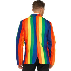 LEG AVENUE TRAJE BLAZER CORBATA ARCOIRIS S 2