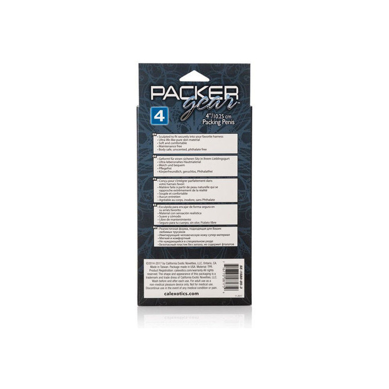 CALEXOTICS PACKING PENIS PENE REALISTICO 1275 CM NATURAL
