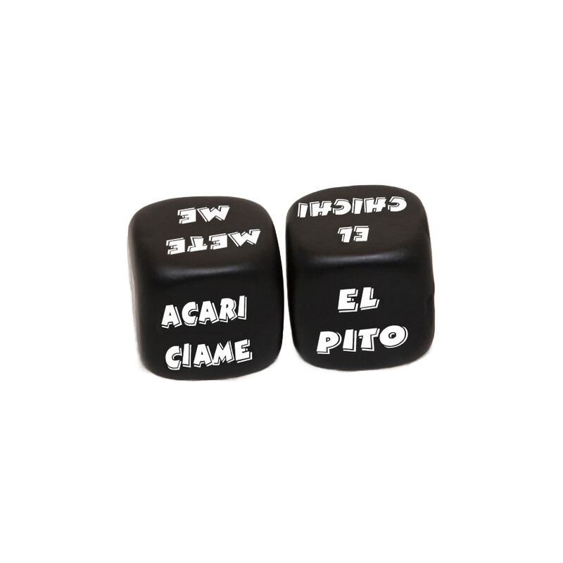 DIABLO PICANTE 2 DADOS ACCION Y PARTE DEL CUERPO