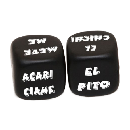 DIABLO PICANTE 2 DADOS ACCION Y PARTE DEL CUERPO