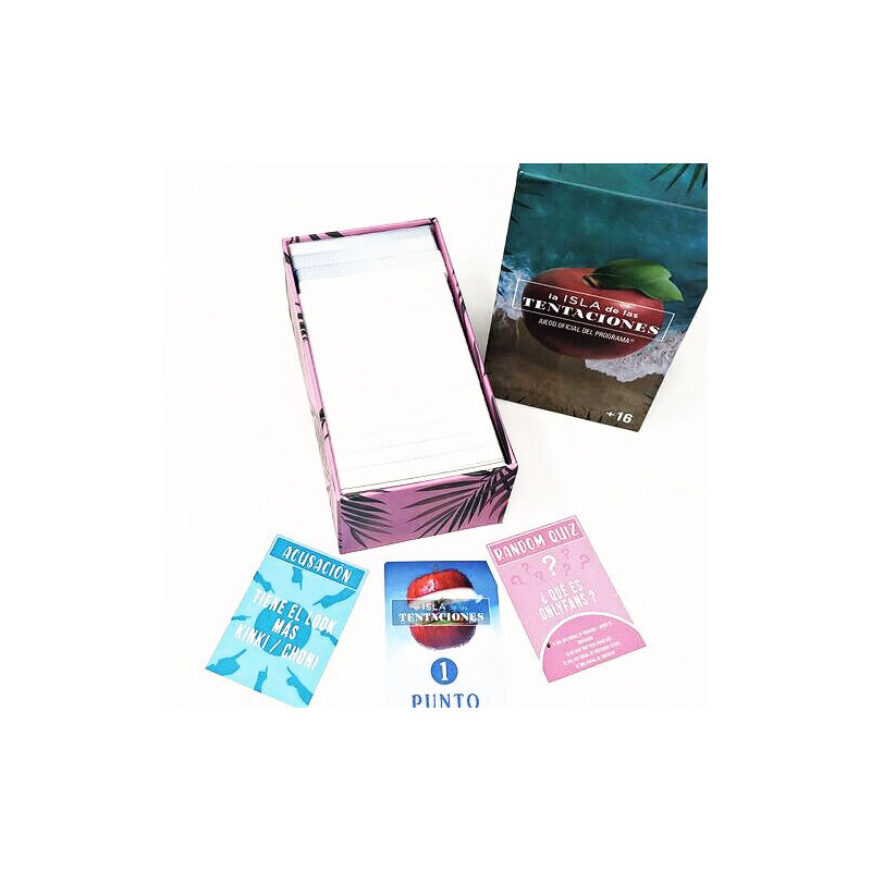 LA ISLA DE LAS TENTACIONES JUEGO DE CARTAS OFICIAL ES